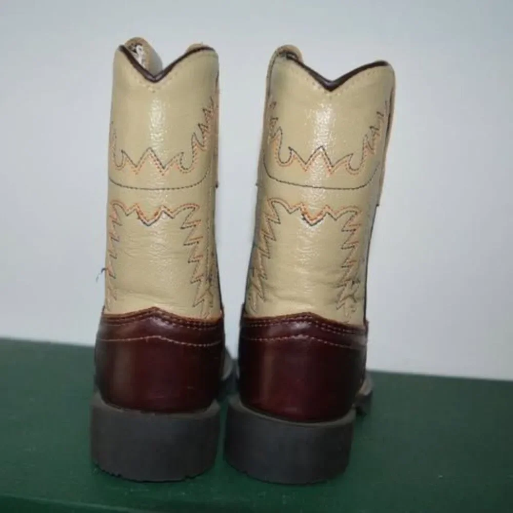 Cody James Toddler Boys' Roper Western Boots - Round Square Toe Size 4 New